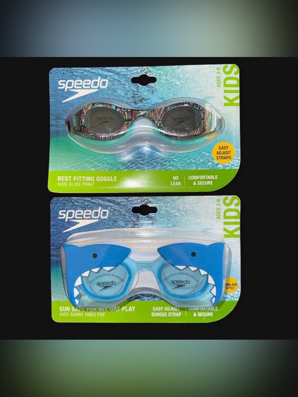 NIB SPEEDO Kids Swim Goggles, 2 pairs / 
Bundle of 2 ✨